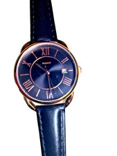 Leder armbanduhr rosevergoldet gebraucht kaufen  Ahlen-Dolberg
