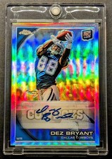 Refrator DEZ BRYANT Rookie Auto 2010 Topps Chrome SP/50 RC comprar usado  Enviando para Brazil