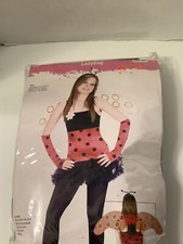 ADORÁVEL FANTASIA DE JOANINHA HALLOWEEN JÚNIOR TAMANHO 0-9 Usado Completo comprar usado  Enviando para Brazil