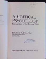 Critical psychology interpreta gebraucht kaufen  Koblenz