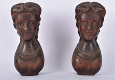 Pair wood carved for sale  Philadelphia