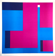 Bruno Munari, "Negativo-Positivo" 1993 cm70 X 70 Litografía Original Auténtica comprar usado  Enviando para Brazil