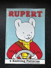 Rupert bear knitting for sale  KINGS LANGLEY