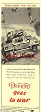 Ww2 advert daimler for sale  SIDCUP