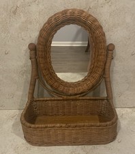 Vanity mirror wicker for sale  Strasburg