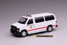 Carro modelo fundido 596 1:64 branco Ford E-Series E-350 Chicago Corpo de Bombeiros CFD comprar usado  Enviando para Brazil