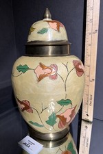 Brass floral large for sale  Edmond