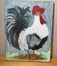 Rooster chicken painting for sale  Portland