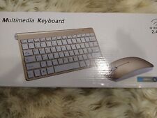 Wireless multimedia keyboard for sale  MANSFIELD