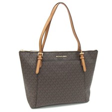 Bolsa tote Michael Kors 35F8GC6T7B marrom PVC couro usada bolsa de ombro marrom, usado comprar usado  Enviando para Brazil