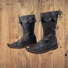 Renaissance leather boots for sale  Queens Village