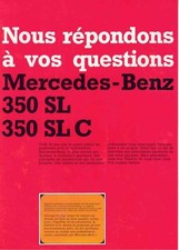 Catalogue brochure mercedes d'occasion  Saône