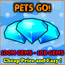 PETS GO! - ROBLOX 💎 100M 1B 3B 5B 7B 10B GEMS | Preço Barato✅ - Entrega Rápida🚚 comprar usado  Enviando para Brazil