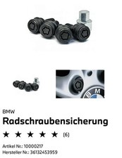 Riginales bmw felgenschloss gebraucht kaufen  Burghausen