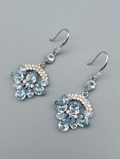 Lotusförmige hrringe swarovsk gebraucht kaufen  Gondelsheim