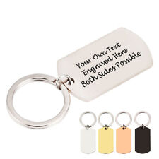 Personalised keyrings sides for sale  UK