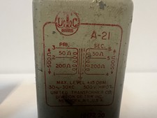 Utc audio transformer for sale  Glasgow
