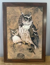 Vintage owl print for sale  Oxford