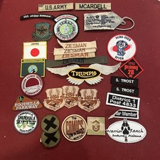 LOTE DE PATCHES BORDADOS VINTAGE MISTO Triumph Motorcycle Militar LEO Diversos comprar usado LOTE DE PATCHES BORDADOS VINTAGE MISTO Triumph Motorcycle Militar LEO Diversos comprar usado  Enviando para Brazil