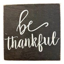 Distressed wooden thankful for sale  Forsyth