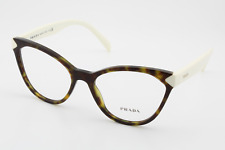 Armações de óculos de gato Prada VPR02T 2AU-1O1 fêmea tartaruga Havana e branco 54mm, usado comprar usado  Enviando para Brazil