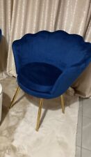 Poltrona conchiglia blu usato  Reggio Calabria