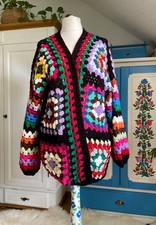 Handmade häkeljacke granny gebraucht kaufen  Essen