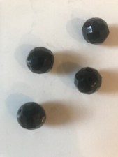 Vintage jet faceted for sale  EAST MOLESEY