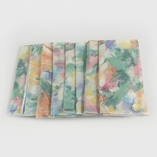 Conjunto de 8 guardanapos de pano vintage aquarela pastel floral 17” quadrado country comprar usado  Enviando para Brazil