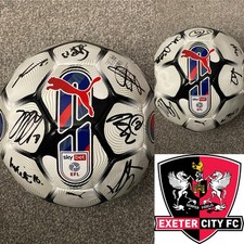 Exeter city signed for sale  WESTON-SUPER-MARE