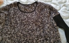 Pull chine noir d'occasion  Rosny-sur-Seine