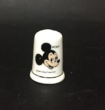 Usado, MICKEY MOUSE - Original Vintage Bickhroft Fine Bone China MICKEY MOUSE Thimble comprar usado  Enviando para Brazil