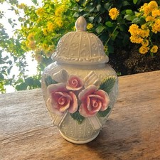 Ceramic raised rose for sale  Yukon