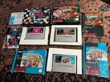 Lote de jogos na caixa SNES SUPER NINTENDO 3- MICRO MÁQUINAS 2, Super Mario Kart, DKC comprar usado  Enviando para Brazil