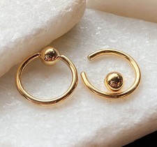 Pair gold captive for sale  Valley