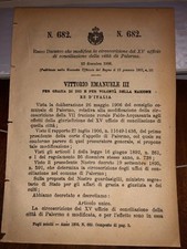 Regio decreto mod usato  Ferrara