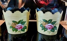 Hand painted tin for sale  HALSTEAD