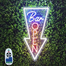Bar open neon for sale  Brentwood