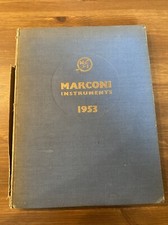 Marconi 1953 catalogue for sale  STEVENAGE