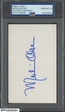 Merlin olsen signed for sale  Passaic