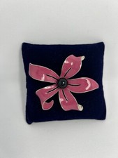 Enamel floral flower for sale  LONDON