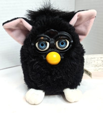 1998 Furby Black Witch's Cat olhos azuis orelhas rosa não funciona comprar usado  Enviando para Brazil