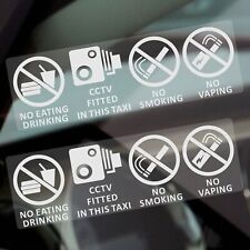 Stickers taxi smoking for sale  SOUTHPORT