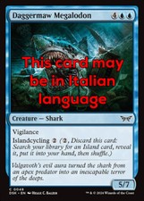 Mtg daggermaw megalodon usato  Bari