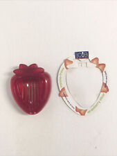 Lot Joie MSC Simplesmente fatia morango fatiador Red Cutter Food Kitchen comprar usado  Enviando para Brazil