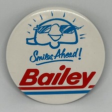 Bailey Caravan Vintage Promo Grande 3" Pin Badge Touring Tourer Motor Home Van Reino Unido comprar usado  Enviando para Brazil