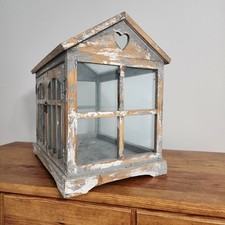 Estufa de madeira e plexiglass em forma de casa planta de terrário suculenta  comprar usado  Enviando para Brazil