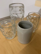 Bierkrüge glas stein gebraucht kaufen  Kahl a.Main