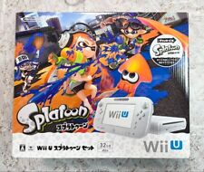 Conjunto Premium Nintendo Wii U Branco Funcionando 32GB com Código de Região Japonês Splatoon comprar usado  Enviando para Brazil