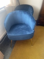 Blue velvet tub for sale  COULSDON